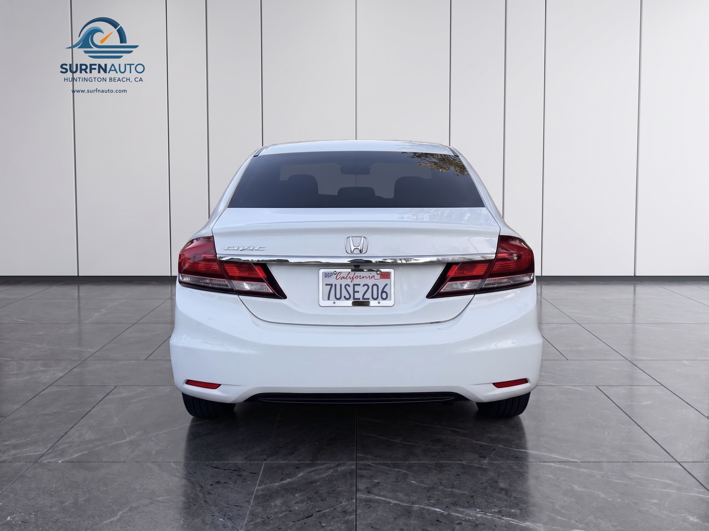 2014 Honda Civic LX rear view