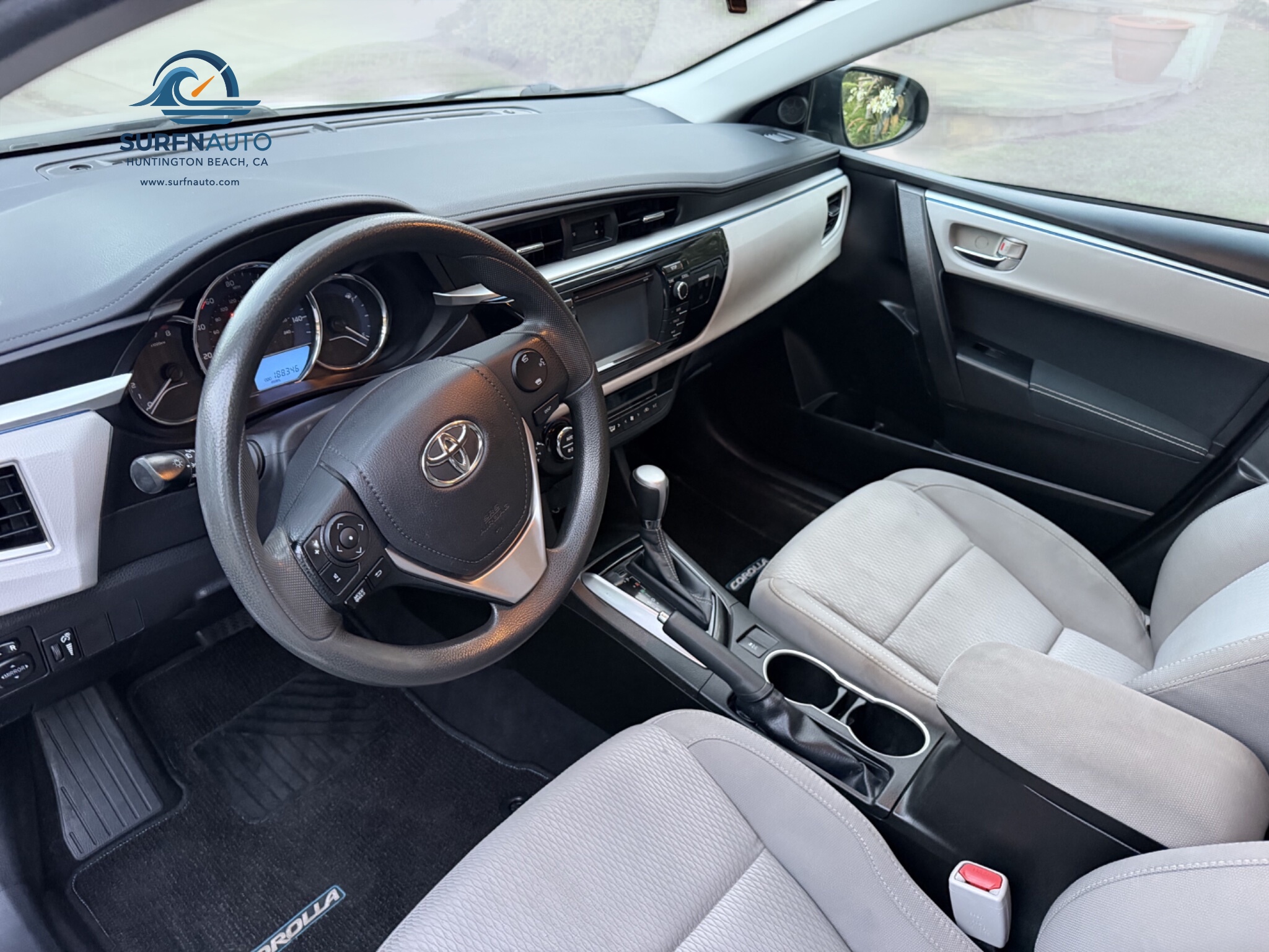 Toyota Corolla dashboard interior